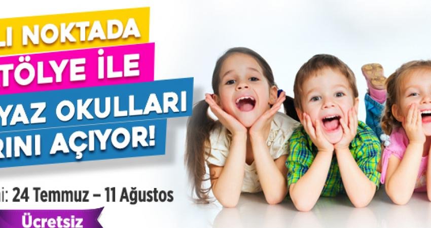 Çocukların yaz tatillerini verimli bir şekilde geçirmelerini sağlamak amacıyla Ataşehir