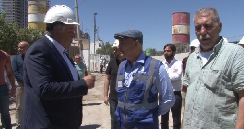İzmir Büyükşehir Belediye Başkanı Tunç Soyer, Ege Mahallesi’nde yürütülen kentsel