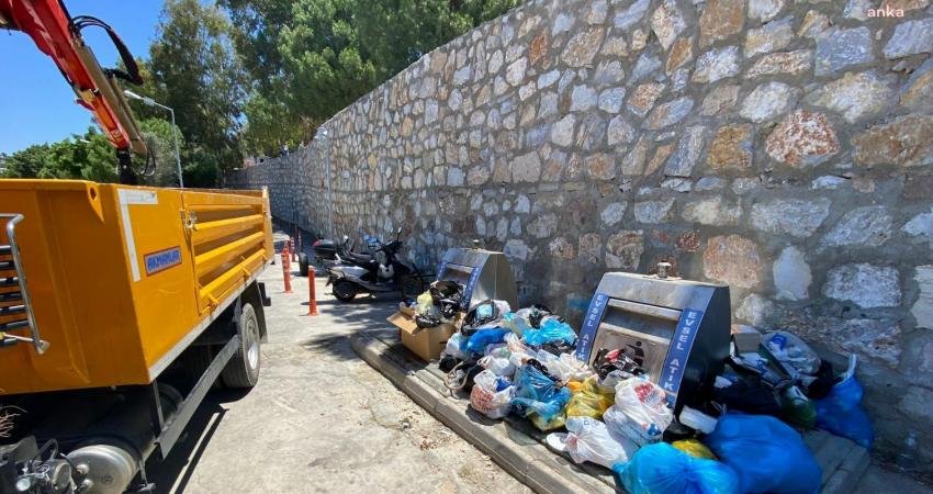 Bodrum Belediyesi ekipleri, 9 günlük Kurban Bayramı tatili dolayısıyla ilçe