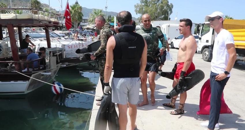 Bodrum Belediyesi Destek Hizmetleri ile Temizlik İşleri Müdürlüğü organizasyonunda gerçekleştirilen Deniz