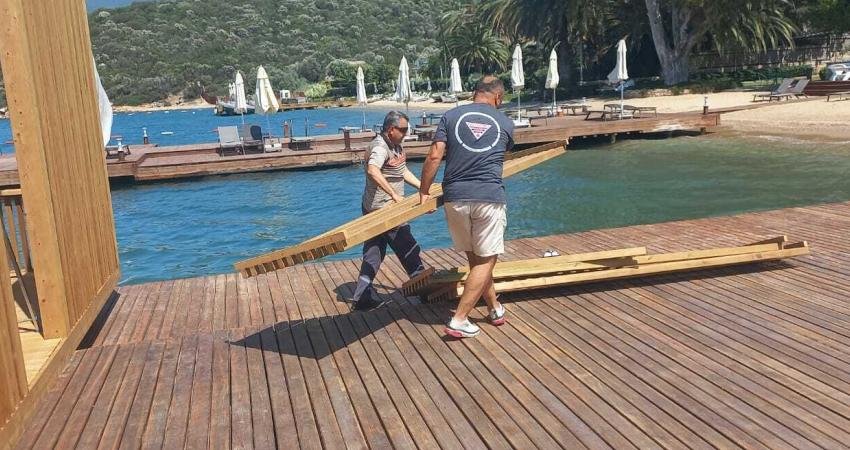 Bodrum Belediyesi tarafından başlatılan kaçak yapılaşma ile mücadele seferberliği devam ediyor.