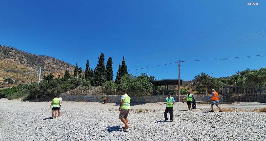 Bodrum Belediyesi Destek Hizmetleri Müdürlüğü ekipleri, yarımada genelinde vatandaşların plajlardan