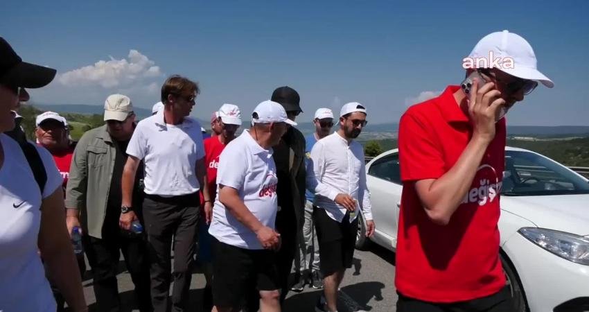 Bolu’dan Ankara’ya 'Değişim ve Adalet' yürüyüşü başlatan Bolu Belediye Başkanı