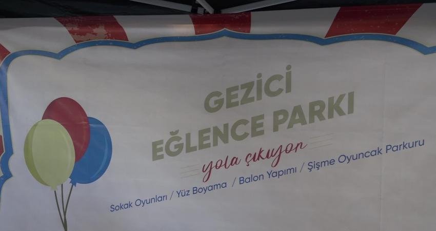 Bornova Belediyesi, yaz eğlencesini çocukların mahallelerine götürüyor. Gezici Eğlence Parkı’nı