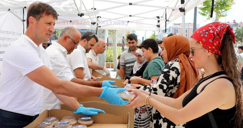 Çerkezköy Belediyesi tarafından Muharrem ayının 10. gününe denk gelen Aşure