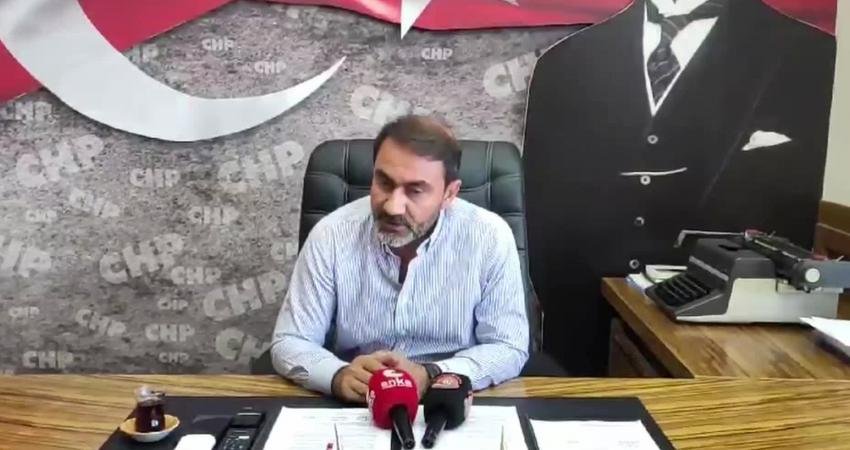 CHP Elâzığ İl Başkanı Coşkun Çağlar Duran, devletin afet ayırt