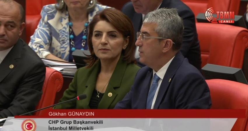 CHP Grup Başkanvekili Gökhan Günaydın, TBMM Genel Kurulu’nda; Milli Eğitim