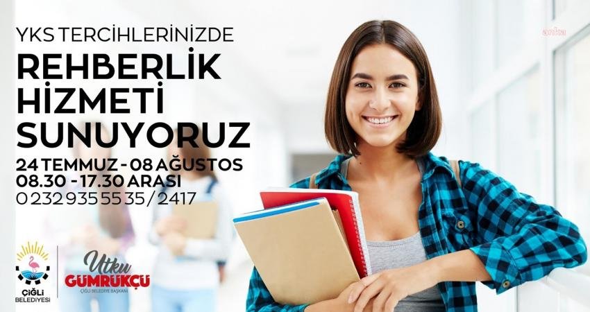 Çiğli Belediyesi’nden Üniversite Adaylarına Rehberlik Desteği Çiğli Belediyesi, Yükseköğretim Kurumları Sınavı’nda (YKS) başarı elde ederek tercih