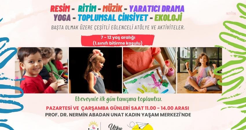 Çiğli Belediyesi, çocuklara sanatla, sporla ve doğayla iç içe yaşama