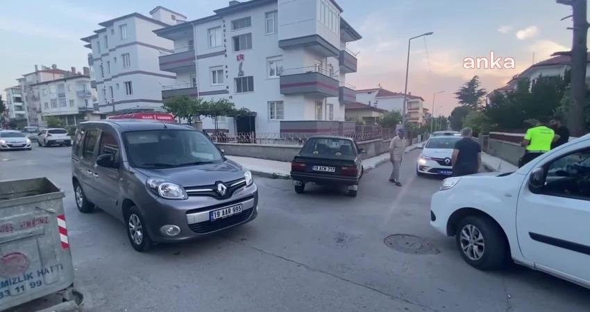 Çorum’da bir otomobilin çalındığı ihbarı üzerine harekete geçen polis ekipleri,