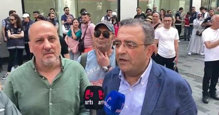 Cumartesi İnsanları'nın Galatasaray Meydanı’nda yapmak istediği basın açıklaması, 954’üncü haftada