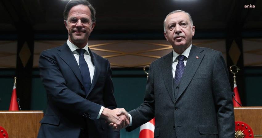 Cumhurbaşkanı Recep Tayyip Erdoğan,  Hollanda Başbakanı Mark Rutte ile