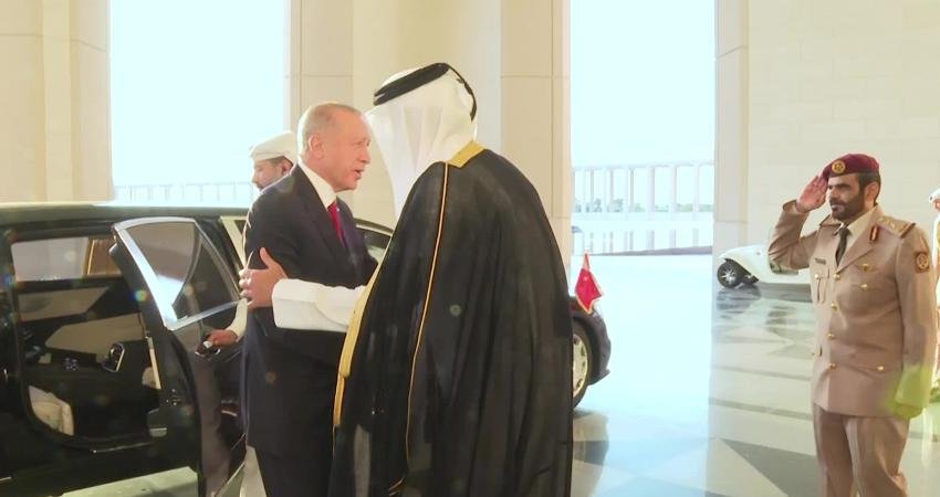 Cumhurbaşkanı Recep Tayyip Erdoğan, Körfez ülkelerine yaptığı ziyaretin ikinci durağı