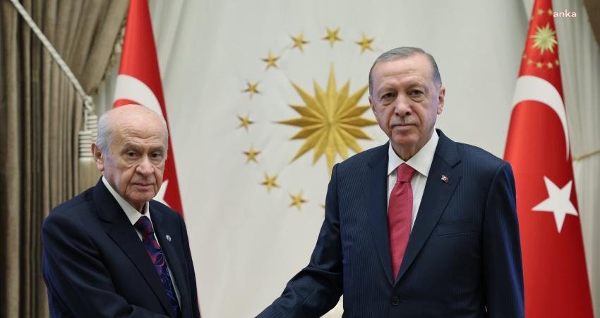 Cumhurbaşkanı Recep Tayyip Erdoğan, MHP Genel Başkanı Devlet Bahçeli ile