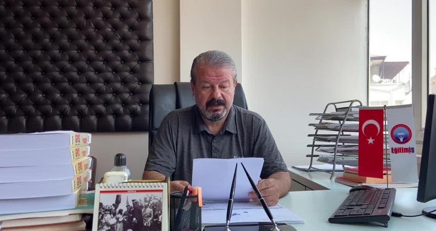 Eğitim-İş Sendikası Trabzon Şube Başkanı Tamer Özlü, "Ülkemizdeki vergi kültürü