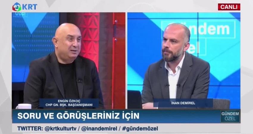 CHP Genel Başkan Başdanışmanı Engin Özkoç, Cumhurbaşkanı Recep Tayyip Erdoğan’ın