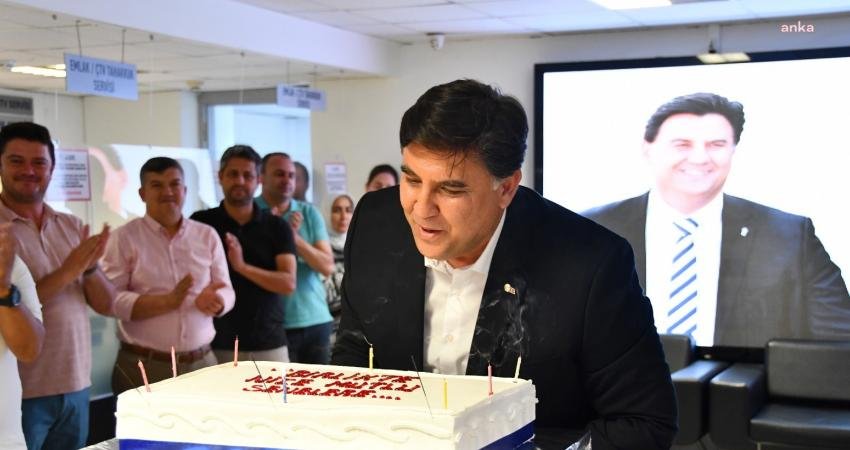 Fethiye Belediye Başkanı Alim Karaca’ya, Fethiye Belediyesi personeli tarafından doğum