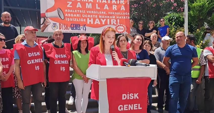 DİSK'e bağlı Genel- İş Sendikası Artvin Şubesi, art arda gelen