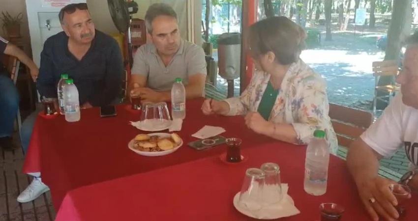 TBMM Başkanvekili Gülizar Biçer Karaca, Denizli’de minibüs esnafı ile bir