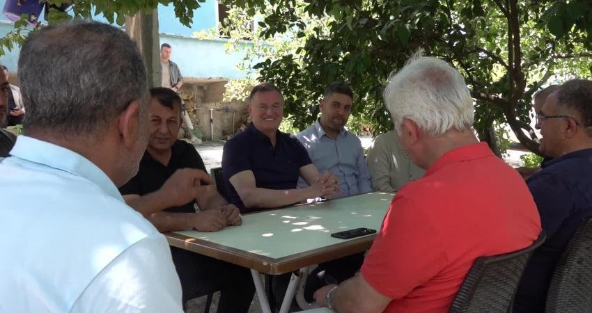 Hatay Büyükşehir Belediye Başkanı (HBB) Lütfü Savaş, Altınözü ilçesinde mahalle