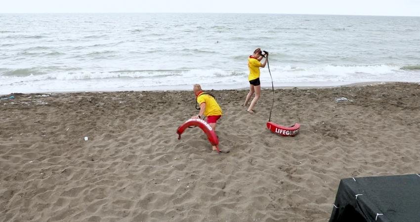 Hatay Büyükşehir Belediyesi (HBB) İtfaiye Daire Başkanlığı’na bağlı cankurtaran ekibi,