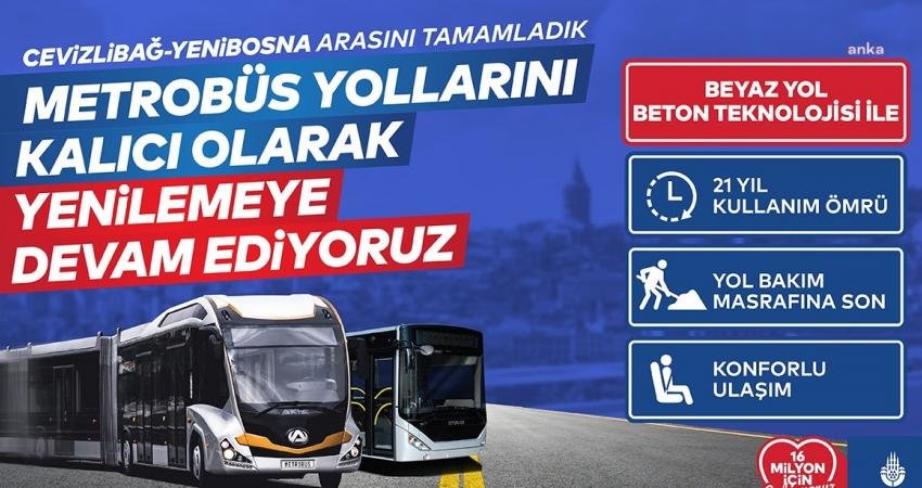 İstanbul Büyükşehir Belediyesi’nin (İBB) metrobüs yolunda konforlu seyahat imkanı sunan