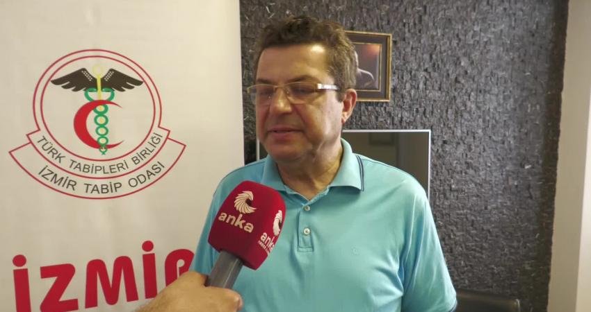 İzmir Tabip Odası Başkanı Süleyman Kaynak: “Bu Yıl 4 Bin Doktorun Türkiye’den Gideceğini Düşünüyoruz. Bu Kadar Hekimi Kaybetmek Türkiye Gibi Bir Ülke İçin Ağır Bir İnsani Sorundur” İzmir Tabip Odası Başkanı Süleyman Kaynak, geçen yıl 3 bin