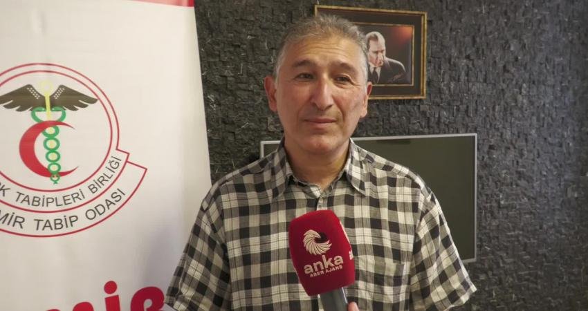 İzmir Tabip Odası Genel Sekreteri F. Yüce Ayhan, artan hava