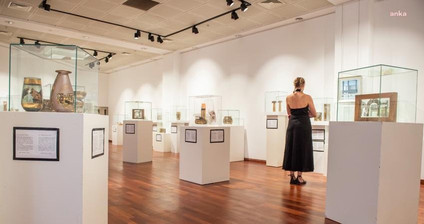 İzmir yöresinin antik buluntularının cama kazınarak işlendiği eserlerden oluşan “Camda