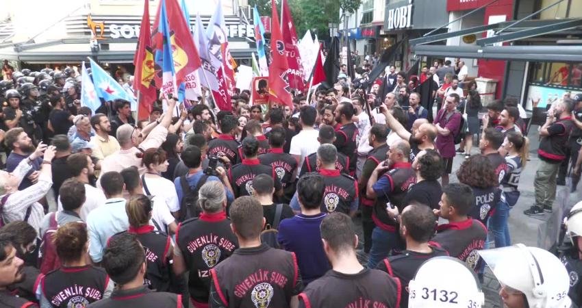 İzmir'de gençlik örgütleri, Şanlıurfa Suruç’ta 20 Temmuz 2015 tarihinde IŞİD'in