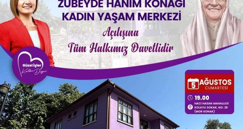 İzmit Belediyesi,  Zübeyde Hanım Konağı Kadın Yaşam Merkezi’ni hizmete