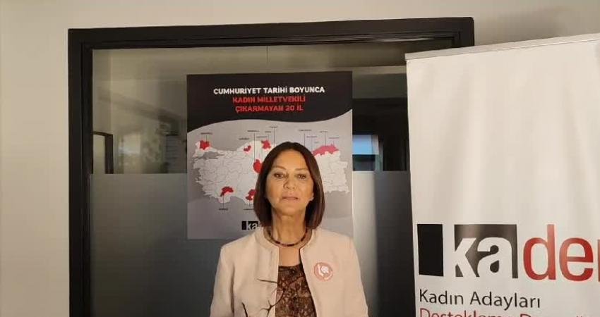 Kadın Adayları Destekleme Derneği (KA.DER) Genel Başkanı Nuray Karaoğlu, Dünya