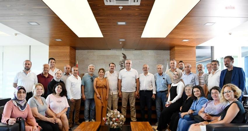 Konyaaltı Belediye Başkanı Semih Esen, Antalya Kanaat Önderleri Platformu üyeleri