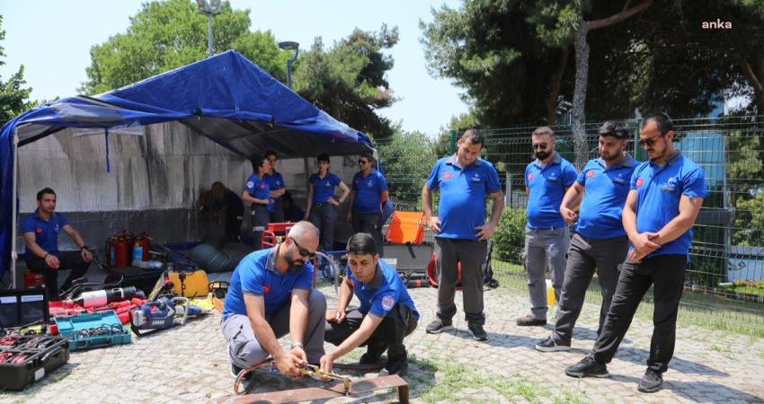 Küçükçekmece Belediyesi Afet İşleri Müdürlüğü, ilçe genelinde sürdürdüğü temel afet