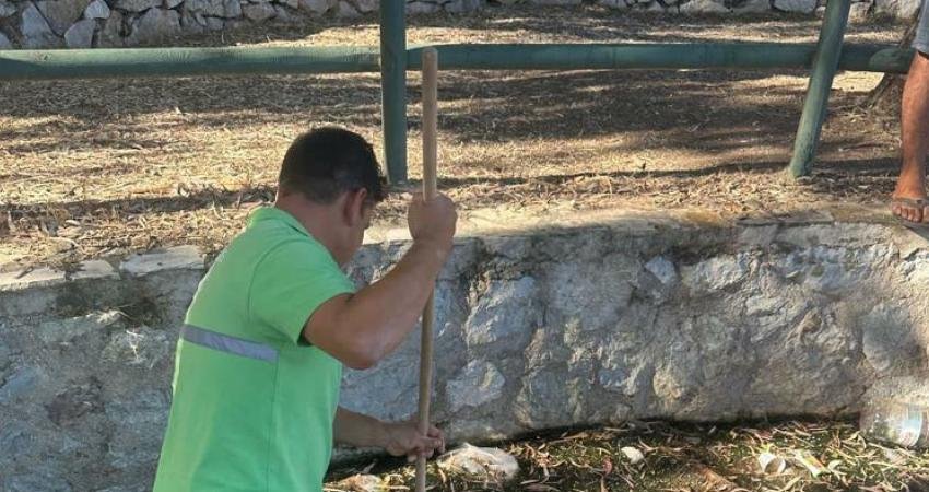 Temizlik İşleri Müdürlüğü ekipleri derelerde sivrisinek ve koku oluşumunun önüne