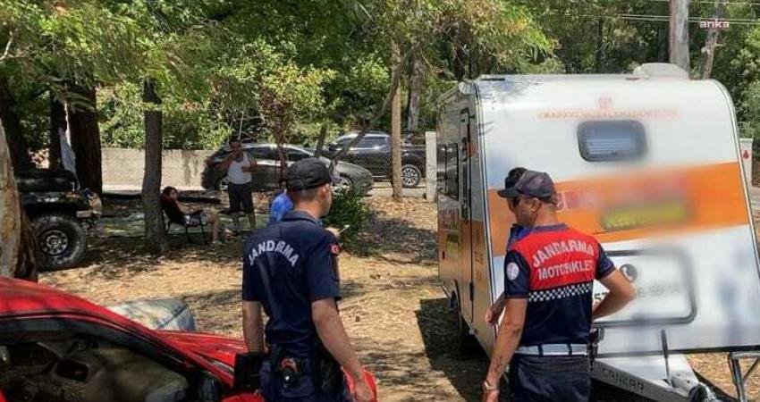 Marmaris Belediyesi zabıta ve özel güvenlik ekipleri, olumsuz görüntülerin önüne