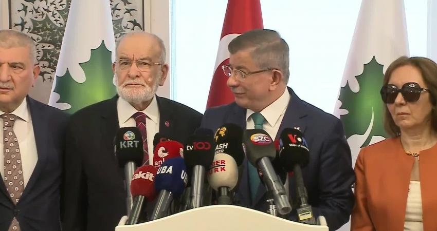 Saadet Partisi Genel Başkanı Temel Karamollaoğlu, Meclis'te ortak grup kurma