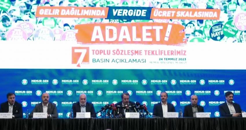 Memur-Sen Genel Başkanı Ali Yalçın, memur maaşlarına 2024 ve 2025