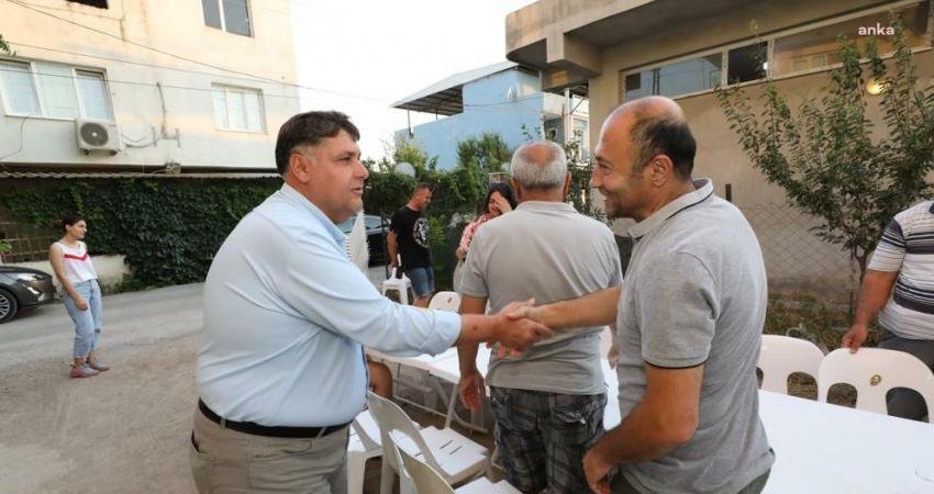 Menderes Belediye Başkanvekili Erkan Özkan, mahalle ziyaretleri kapsamında Yeniköy ve