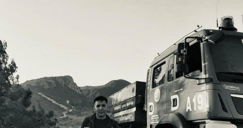 İzmir'in Menderes ilçesinde çıkan orman yangınında yaralanarak hastaneye kaldırılan İzmir