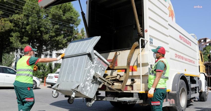 Menteşe Belediyesi ilçe genelindeki 4 bin 65 adet çöp konteynerini
