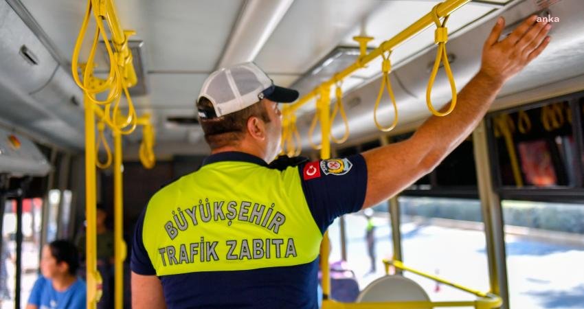 Mersin Büyükşehir Belediyesi Zabıta Dairesi Başkanlığı’na bağlı trafik zabıta ekipleri,