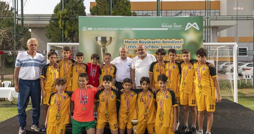 Mersin Büyükşehir Belediyesi’nin bu yıl ikincisini düzenlediği ‘U-11 ve U-12 Futbol