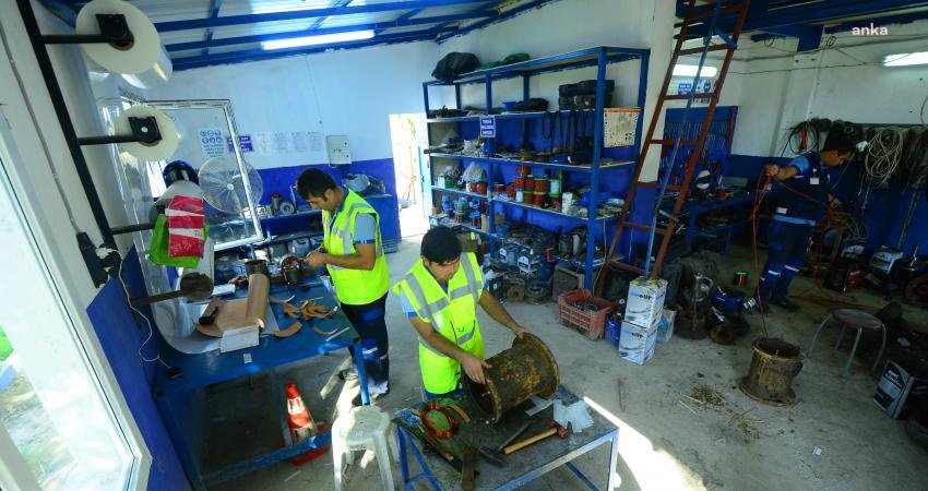 Muğla Büyükşehir Belediyesi MUSKİ ekipleri kentin farklı noktalarında meydana gelen