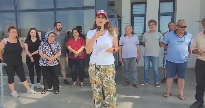 Muğla'nın Yatağan ilçesinde vatandaşlar devlet hastanesindeki hekim açığının giderilmesi için