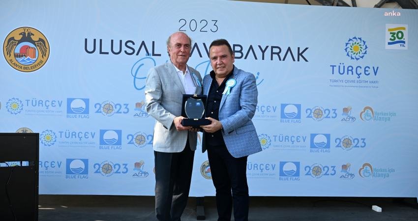 Antalya Büyükşehir Belediyesi’ne Türkiye Çevre Eğitim Vakfı (TÜRÇEV) tarafından dördüncü