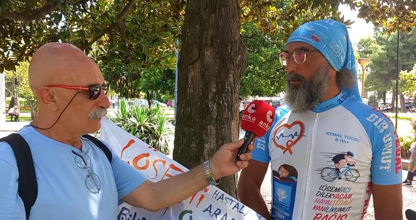 Lösemi hastası olan çocuğu kaybettikten sonra kendisini lösemi hastası olan