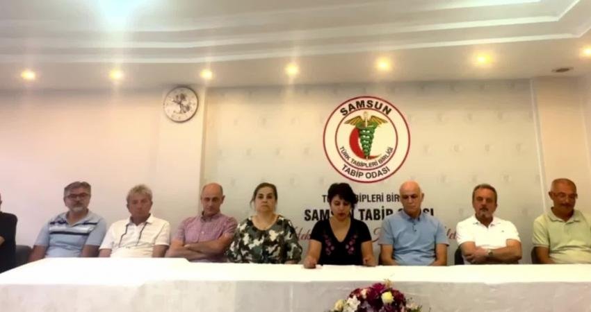 Samsun Tabip Odası yöneticileri, geçen yıl Konya Şehir Hastanesi’nde görevi