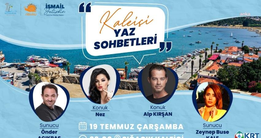 Seferihisar’da 'Kaleiçi Yaz Sohbetleri', 19 Temmuz’da başlıyor. Seferihisar Belediyesi tarafından