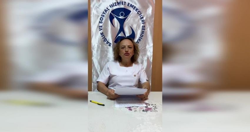 Sağlık Emekçileri Sendikası (SES) Samsun Şube Başkanı Aysel Ocak, son